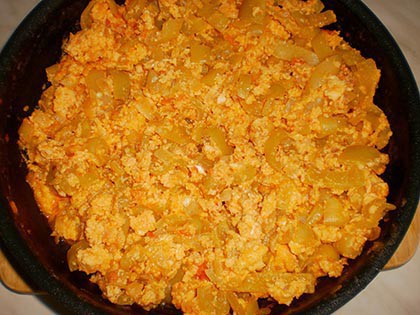 Tojásos lecsó