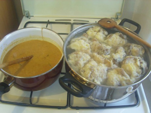 Húsleves/vadas/zsemlegombóc