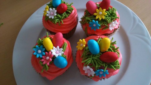 husvéti kosárka /muffinra