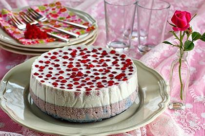 Sütés nélkül/Ribizli torta