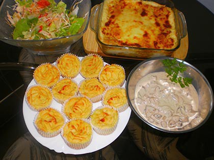 Burgonya muffin