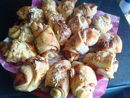 Pizzás kifli