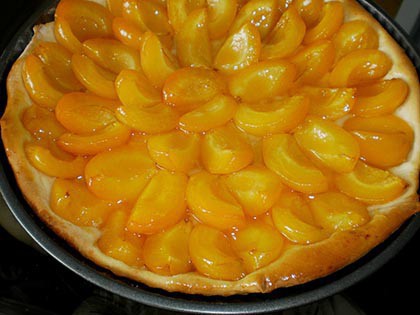 Sárgabarackos pite