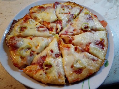 Serpenyős pizza