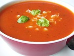 Bazsalikomos paradicsomleves recept