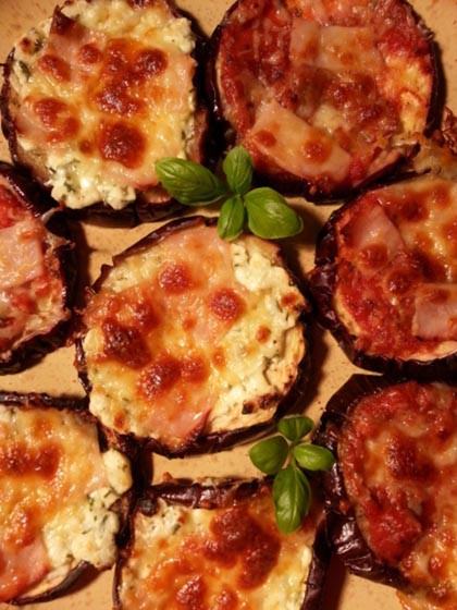 Padlizsán pizzácska