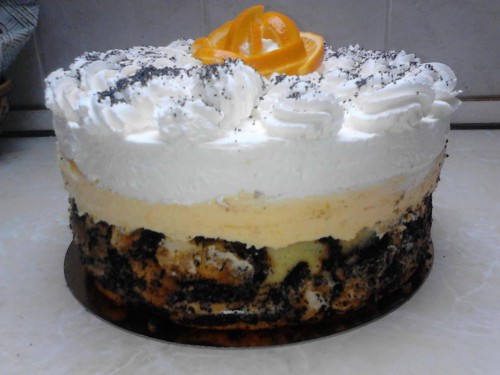 Mákosguba torta