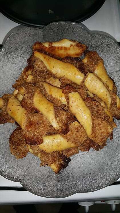Diós rudacskák