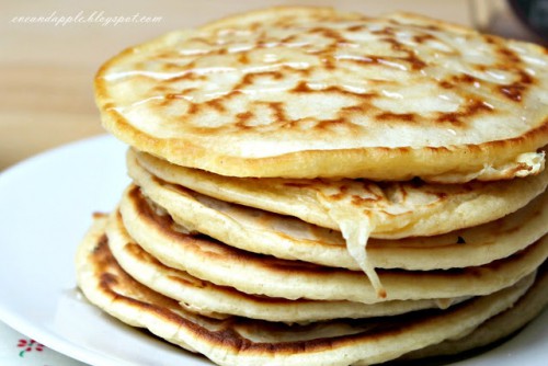 Az én amerikai palacsintám mogyoróvajjal, juharsziru