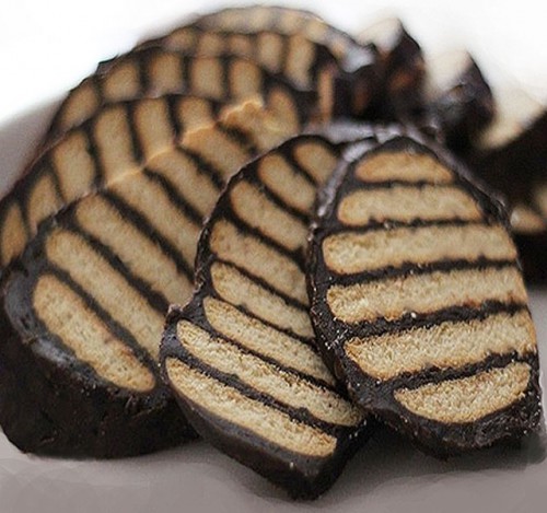 Kekszes zebra süti
