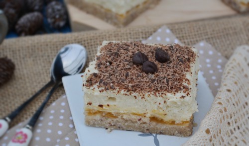 Grízkrémes szelet sütés nélkül
