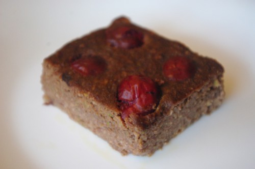 Meggyes brownie
