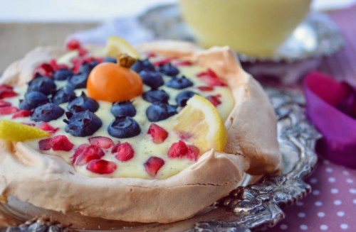 Citromkrémes pavlova