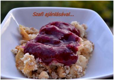 Császármorzsa - almás (paleo)