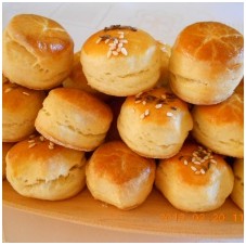 Teljfölös pogácsa (Gángó Balázs/Lali esküvő)