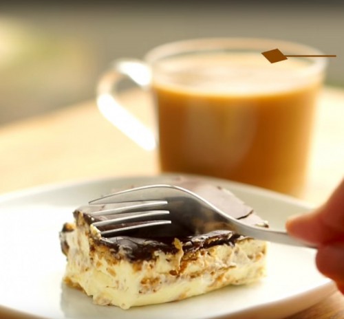 Eclair süti  (hamis tiramisu)
