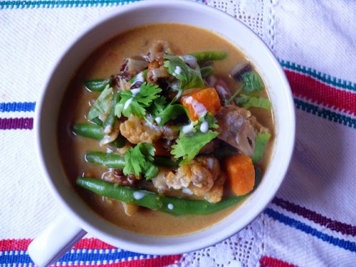 Indiai zöldség curry