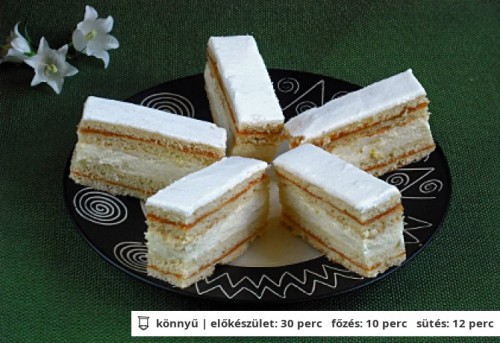 Citromkrémes szelet