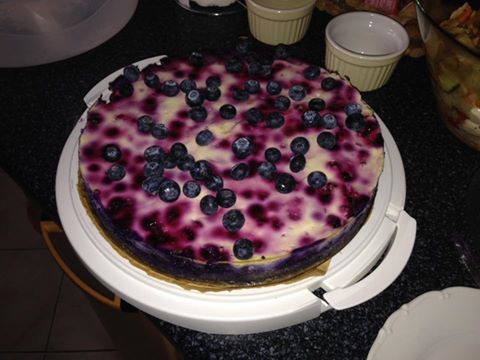Áfonyás torta a la Klaudia Katonova