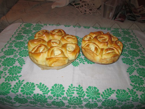 139.Fahéjas, túros rózsakalács