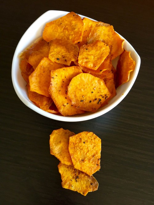 Édesburgonya chips