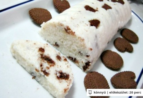 Kókuszgerinc kakaós keksszel