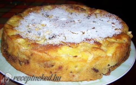 Almás-diós fahéjas gyors torta