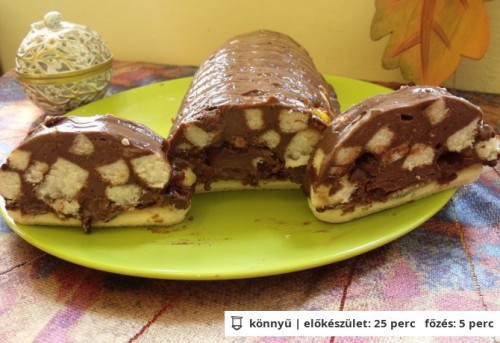 Csokoládés babapiskótás őzgerinc