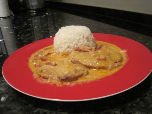Hagymás-tejszínes szelet balzsamecettel recept