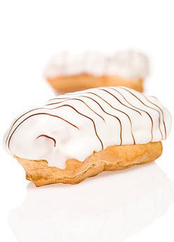 Fehér csokis éclair