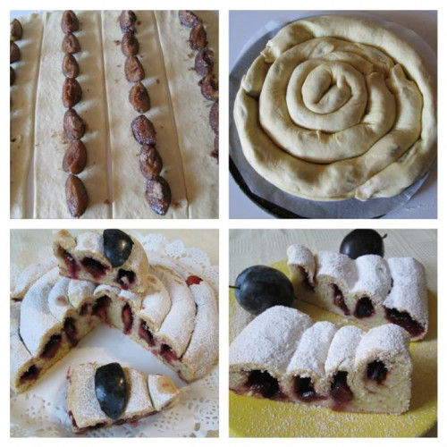 Szilvás tekercs
