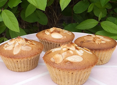 Marcipános-narancsos muffin