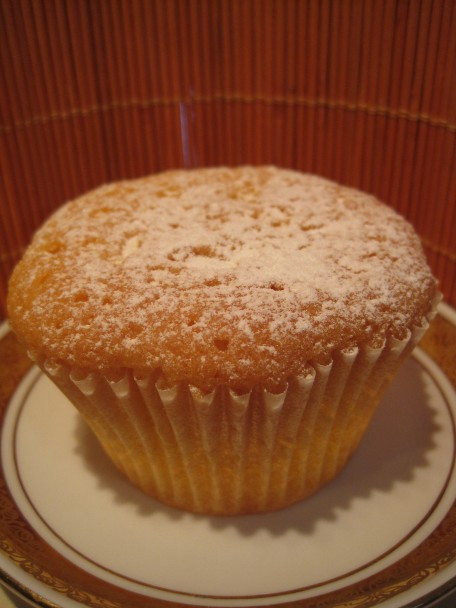 Vanilíakrémmel töltött muffin