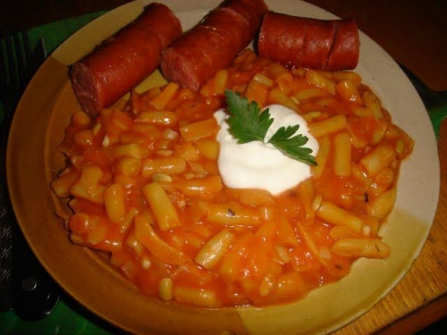 Zöldbabpörkölt