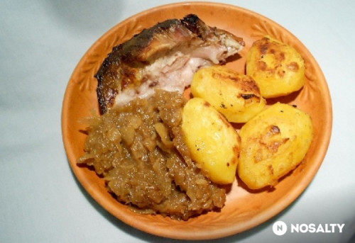 Mézes-mustáros csülök recept