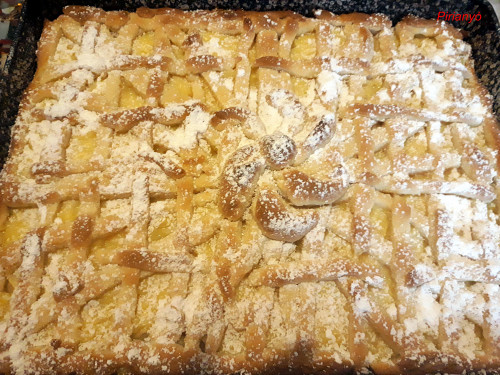 Almás pite vanília pudinggal