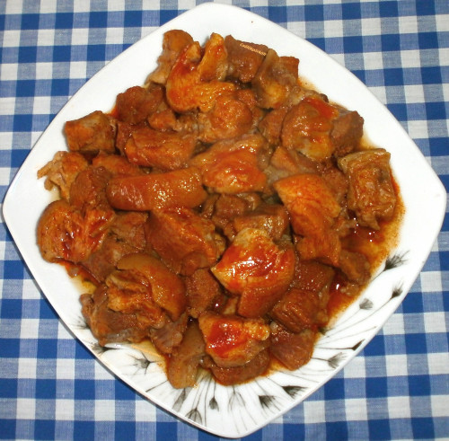 Csülökpörkölt magában