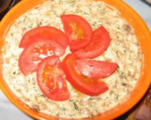 Tojásos gombasaláta