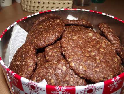 Csokis zabkeksz recept