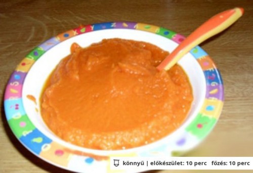 Répás sütőtökpüré babáknak