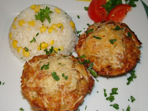 Sonkás, sajtos muffin