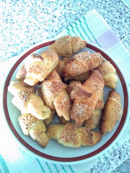 Kürtöskalács kifli