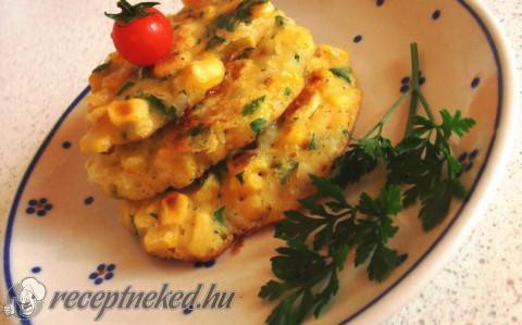 Kukoricás lepénykék recept