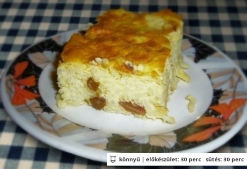 Mazsolás rizsfelfújt (Rizskoch )
